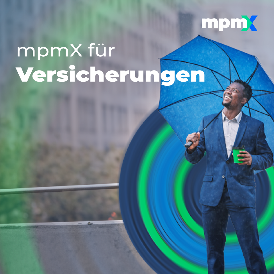 Mann mit Regenschirm